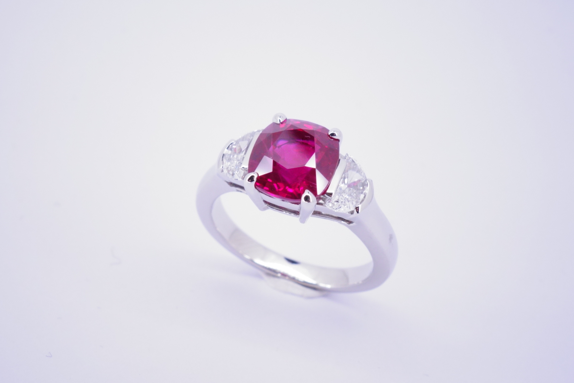 bague rubis diamants